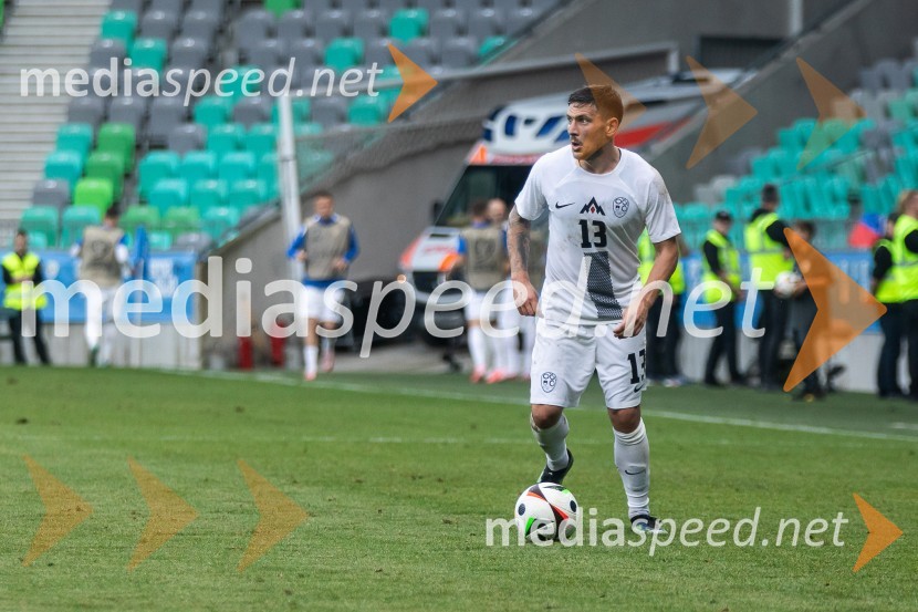  Erik Janža, nogometašPripravljalna tekma za Euro 2024: Slovenija – Armenija