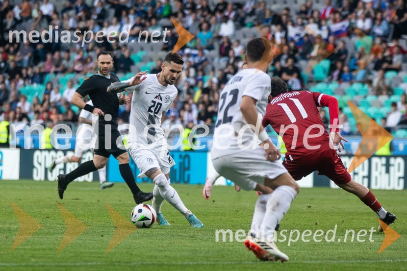  Petar Stojanović, nogometašPripravljalna tekma za Euro 2024: Slovenija – Armenija