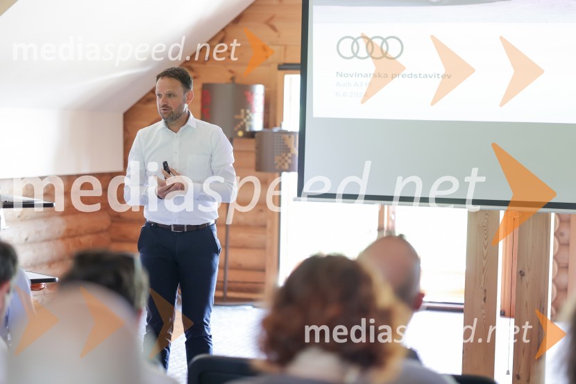  Franci Bolta, direktor znamke Audi pri podjetju Porsche Slovenija d.o.o.Audi A3, slovenska predstavitev