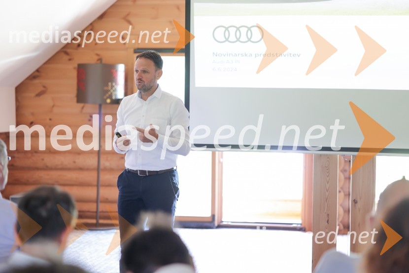  Franci Bolta, direktor znamke Audi pri podjetju Porsche Slovenija d.o.o.Audi A3, slovenska predstavitev
