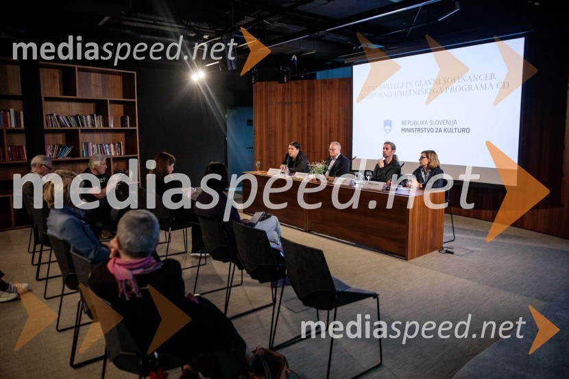  Uršula Cetinski, generalna direktorica, Cankarjev dom; mag. Aleš Drenik, vodja programa resne glasbe, opere in balet, Cankarjev dom;  Andrej Jaklič, vodja gledališkega in sodobnoplesnega programa CD;  Marjeta Lavrič, Direktorica Centra kulture Španski borci ter vodja programa in produkcije Zavoda EN-KNAPPredstavitev Zlatega in Srebrnega abonmaja ter abonmaja Veličastni 2024/25, Cankarjev dom