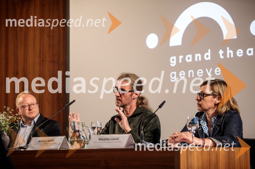 mag. Aleš Drenik, vodja programa resne glasbe, opere in balet, Cankarjev dom;  Andrej Jaklič, vodja gledališkega in sodobnoplesnega programa CD;  Marjeta Lavrič, Direktorica Centra kulture Španski borci ter vodja programa in produkcije Zavoda EN-KNAPPredstavitev Zlatega in Srebrnega abonmaja ter abonmaja Veličastni 2024/25, Cankarjev dom