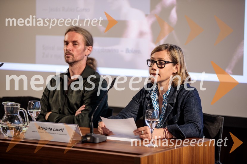  Andrej Jaklič, vodja gledališkega in sodobnoplesnega programa CD;  Marjeta Lavrič, Direktorica Centra kulture Španski borci ter vodja programa in produkcije Zavoda EN-KNAPPredstavitev Zlatega in Srebrnega abonmaja ter abonmaja Veličastni 2024/25, Cankarjev dom