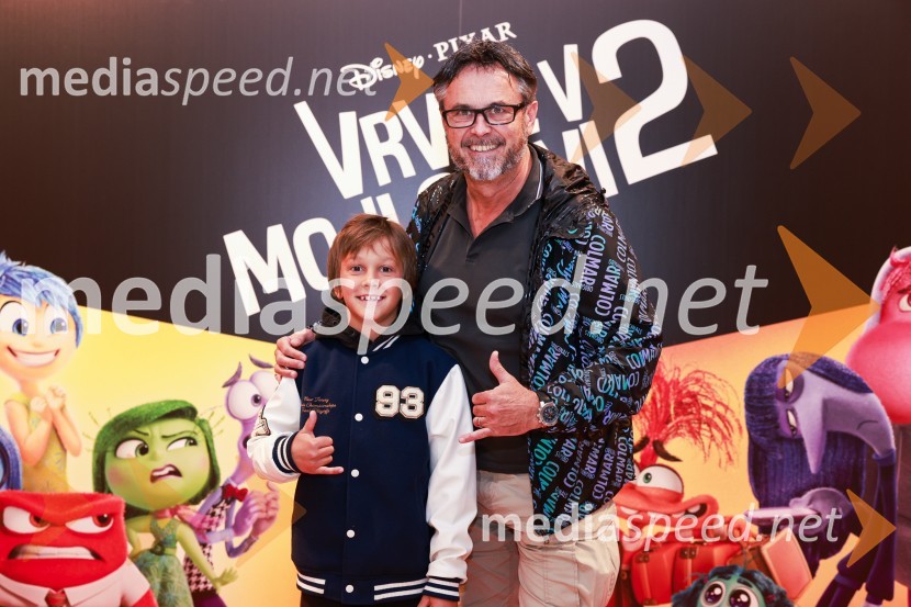  ... ;  Jernej Kuntner, igralecVrvež v moji glavi 2, premiera animiranega filma v Cineplexx Ljubljana