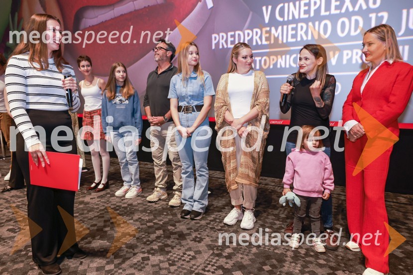  Lara Tošić, radijska voditeljica;  ... ;  ... ;  Jernej Kuntner, igralec;  Vita Renko, glasbenica;  Tjaša Hrovat Steklasa, pevka;  ... ;  ... ;  Tanja Ribič, igralkaVrvež v moji glavi 2, premiera animiranega filma v Cineplexx Ljubljana