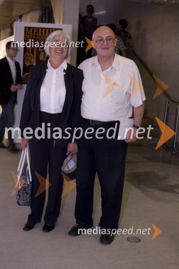 Vasilij Vasko Polič, vrhovni sodnik z ženoLa Vie en Rose, mednarodni večer šansonov