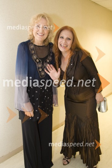 Jadranka Stojaković, kantavtorica in Maja Odžaklijevska, pevkaLa Vie en Rose, mednarodni večer šansonov