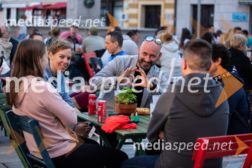  Simona Mohorič, ZTK Kranj;  Srečko Štagar, EventimKr' petek je, otvoritev poletja v Kranju