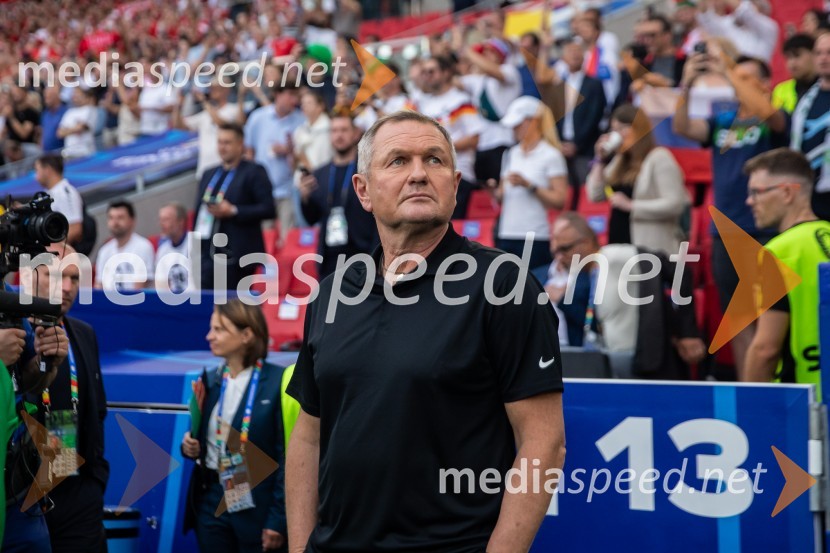  Matjaž Kek, selektor slovenske nogometne reprezentanceSlovenci osvojili prvo točko, SLOVENIJA DANSKA 1:1, EURO 2024
