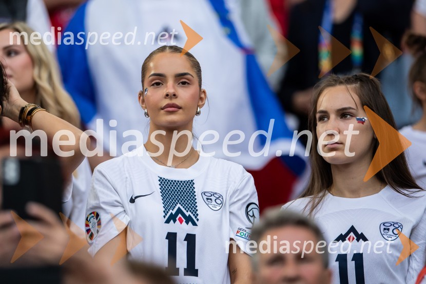  Anita Vidović, punca Benjamina ŠeškaSlovenci osvojili prvo točko, SLOVENIJA DANSKA 1:1, EURO 2024