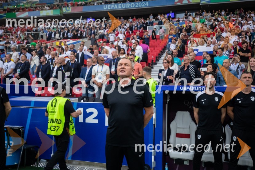 Matjaž Kek, selektor slovenske nogometne reprezentanceSlovenci osvojili prvo točko, SLOVENIJA DANSKA 1:1, EURO 2024
