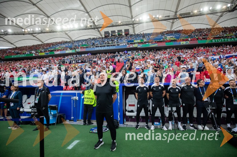  Matjaž Kek, selektor slovenske nogometne reprezentanceSlovenci osvojili prvo točko, SLOVENIJA DANSKA 1:1, EURO 2024