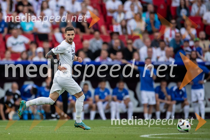  Petar Stojanović, nogometašSlovenci osvojili prvo točko, SLOVENIJA DANSKA 1:1, EURO 2024