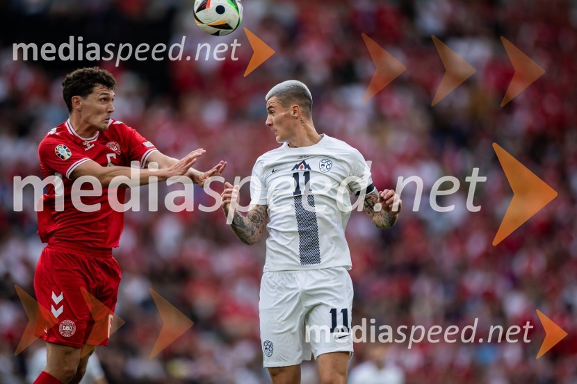  ... ;  Benjamin Šeško, nogometašSlovenci osvojili prvo točko, SLOVENIJA DANSKA 1:1, EURO 2024