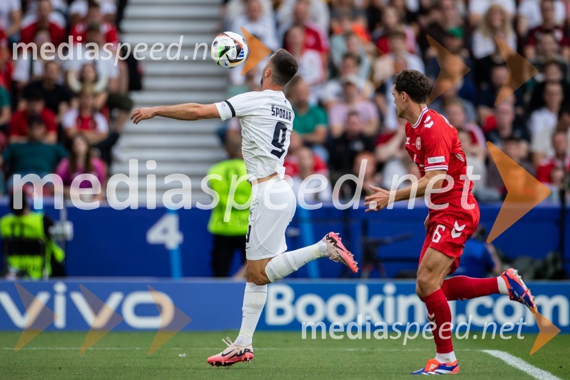  Andraž Šporar, nogometaš;  ... Slovenci osvojili prvo točko, SLOVENIJA DANSKA 1:1, EURO 2024