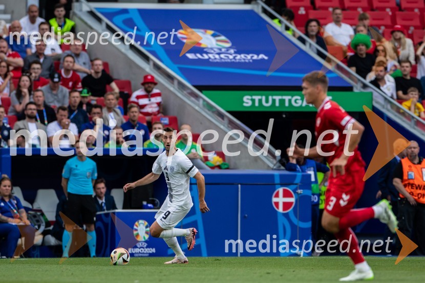  Andraž Šporar, nogometašSlovenci osvojili prvo točko, SLOVENIJA DANSKA 1:1, EURO 2024