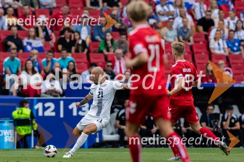  Vanja Drkušić, nogometašSlovenci osvojili prvo točko, SLOVENIJA DANSKA 1:1, EURO 2024