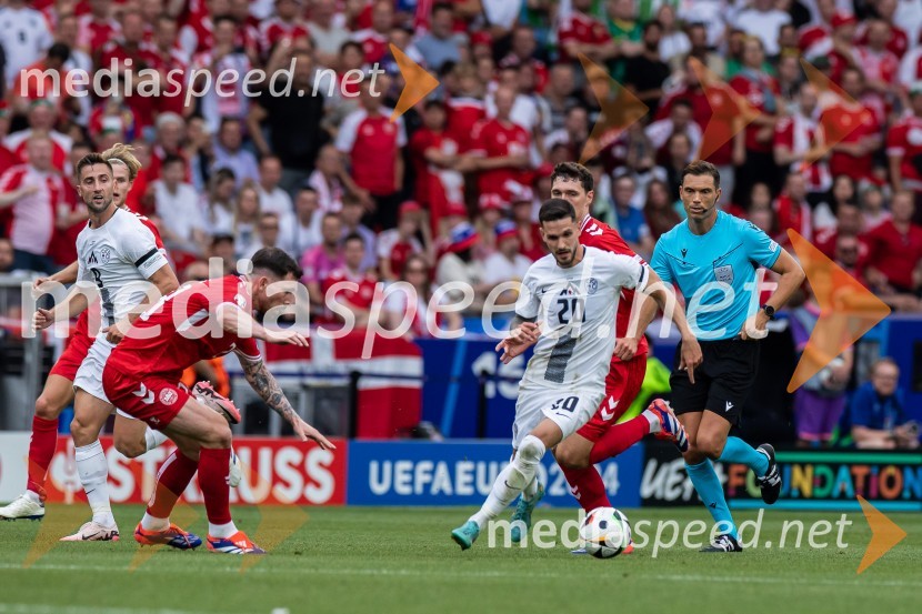  Petar Stojanović, nogometašSlovenci osvojili prvo točko, SLOVENIJA DANSKA 1:1, EURO 2024