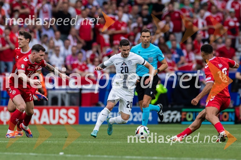  Petar Stojanović, nogometašSlovenci osvojili prvo točko, SLOVENIJA DANSKA 1:1, EURO 2024