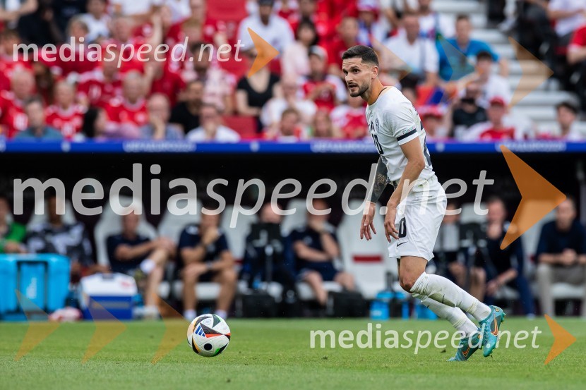  Petar Stojanović, nogometašSlovenci osvojili prvo točko, SLOVENIJA DANSKA 1:1, EURO 2024