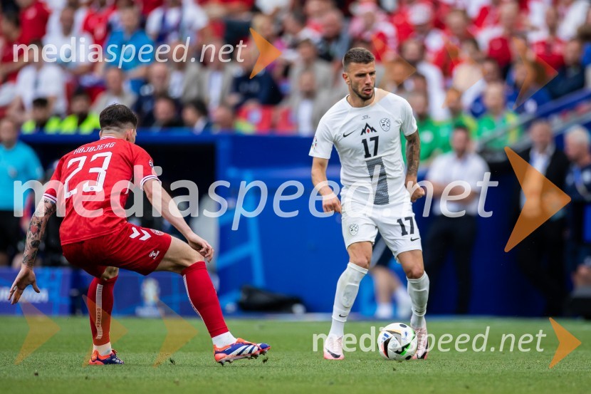  Jan Mlakar, nogometašSlovenci osvojili prvo točko, SLOVENIJA DANSKA 1:1, EURO 2024