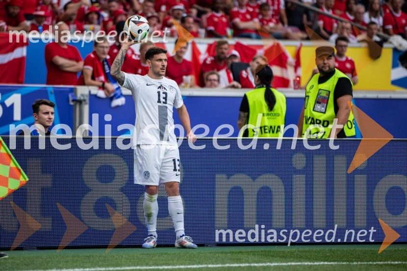  Erik Janža, nogometašSlovenci osvojili prvo točko, SLOVENIJA DANSKA 1:1, EURO 2024