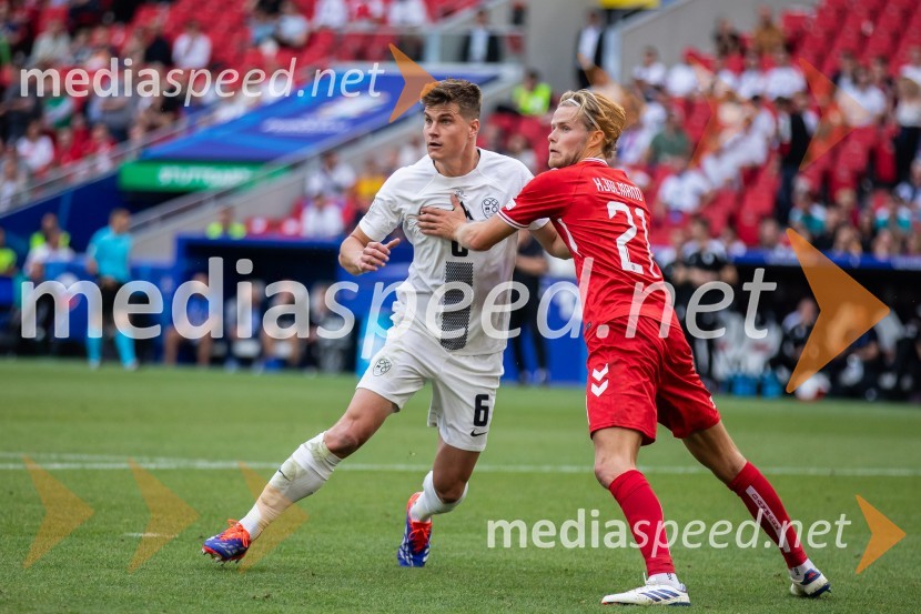  Jaka Bijol, nogometaš;  ... Slovenci osvojili prvo točko, SLOVENIJA DANSKA 1:1, EURO 2024