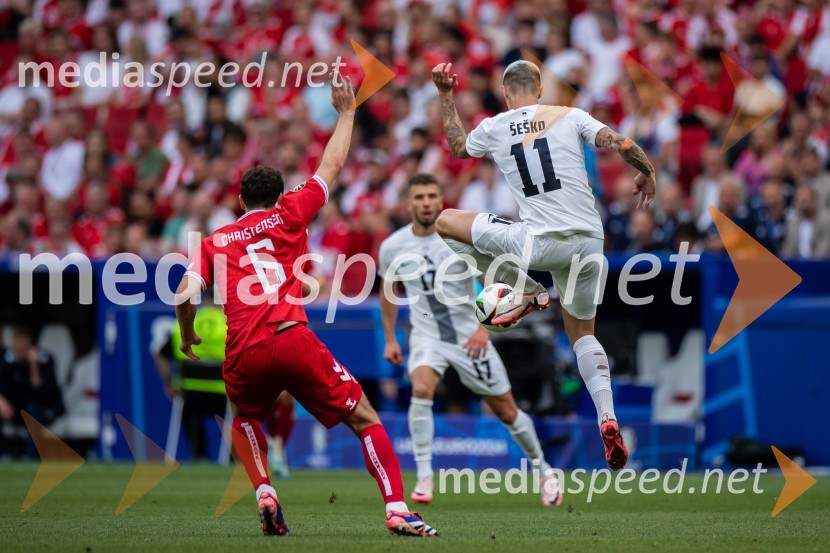  ... ;  Benjamin Šeško, nogometašSlovenci osvojili prvo točko, SLOVENIJA DANSKA 1:1, EURO 2024