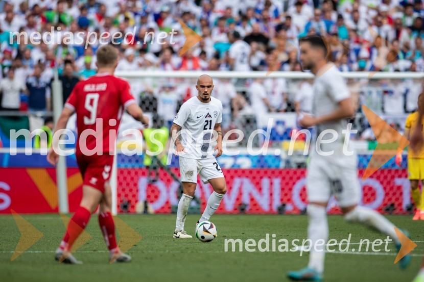  Vanja Drkušić, nogometašSlovenci osvojili prvo točko, SLOVENIJA DANSKA 1:1, EURO 2024