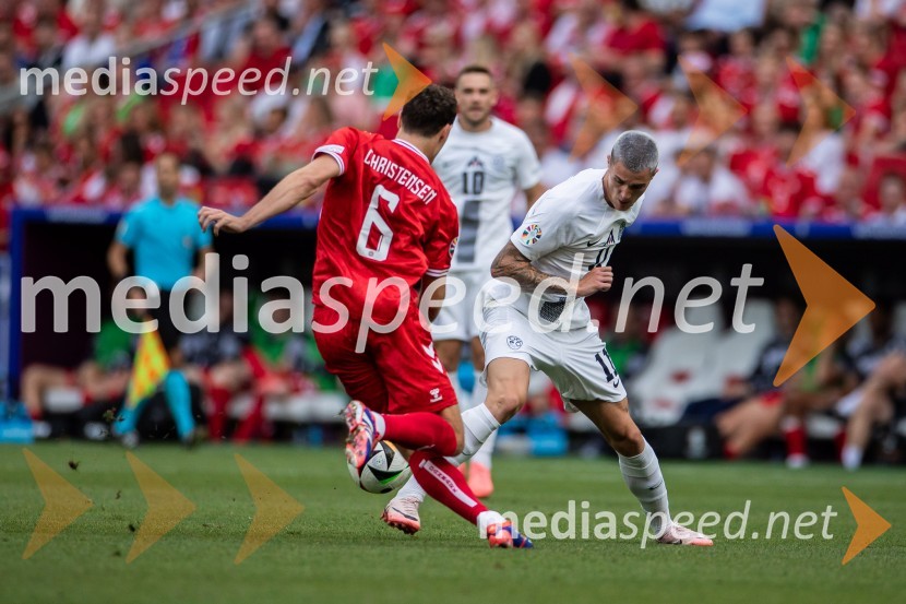  ... ;  Benjamin Šeško, nogometašSlovenci osvojili prvo točko, SLOVENIJA DANSKA 1:1, EURO 2024