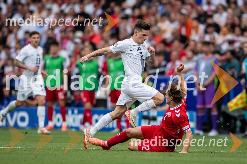  Benjamin Verbič, nogometaš;  ... Slovenci osvojili prvo točko, SLOVENIJA DANSKA 1:1, EURO 2024