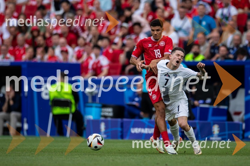 ... ;  Benjamin Verbič, nogometašSlovenci osvojili prvo točko, SLOVENIJA DANSKA 1:1, EURO 2024