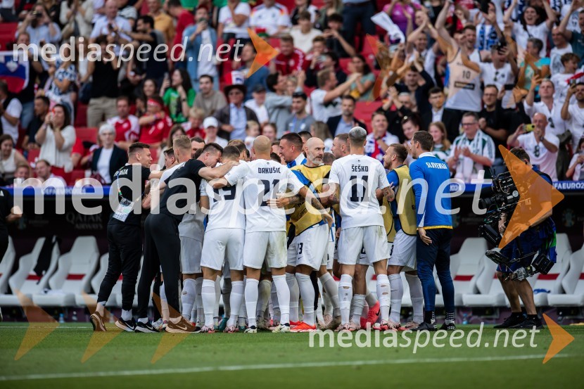 Slovenci osvojili prvo točko, SLOVENIJA DANSKA 1:1, EURO 2024