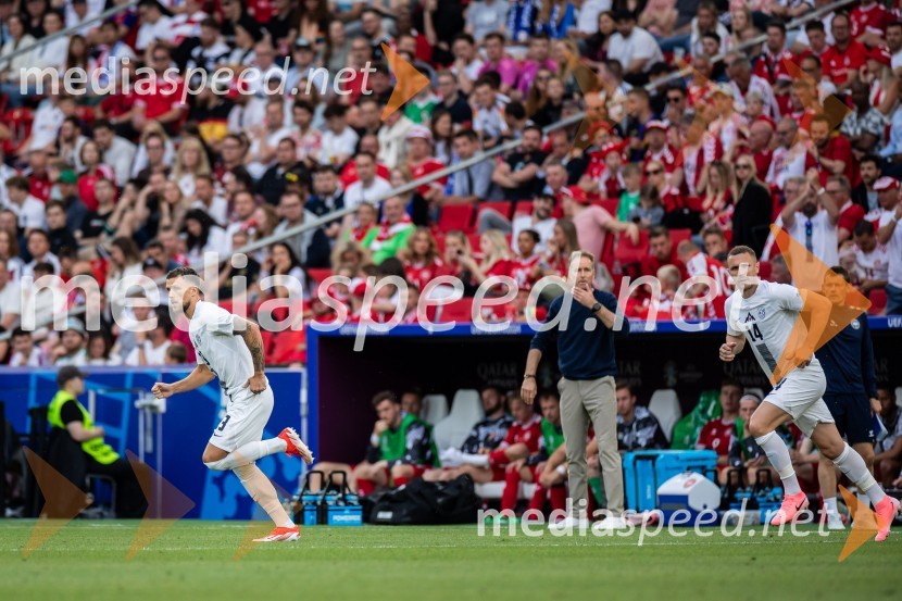  David Brekalo, nogometaš;  Jasmin Kurtić, nogometašSlovenci osvojili prvo točko, SLOVENIJA DANSKA 1:1, EURO 2024