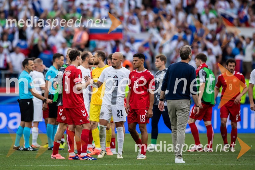Slovenci osvojili prvo točko, SLOVENIJA DANSKA 1:1, EURO 2024