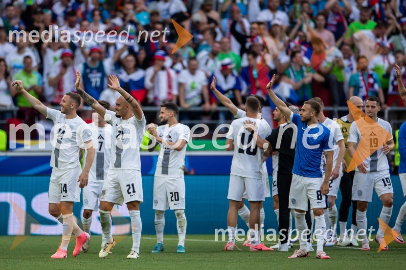Slovenci osvojili prvo točko, SLOVENIJA DANSKA 1:1, EURO 2024