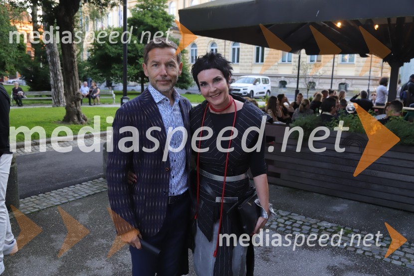  Aleš Novak, umetniški direktor Festival Borštnikovo srečanje;  Tajka  Šnuderl Novak59. Festival Borštnikovo srečanje, sklepna slovesnost s podelitvijo nagrad