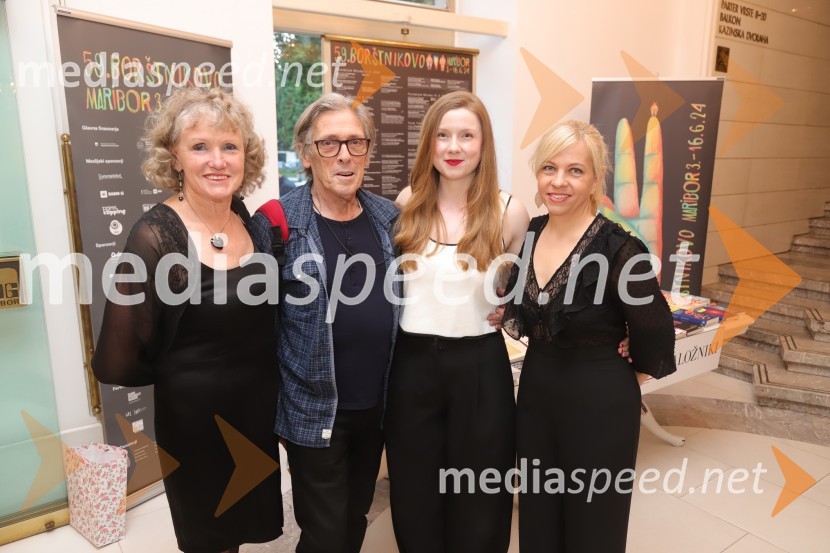  Marjeta Musar;  ... ;  ... ;  Daša Šprinčnik, izvršna producentka in odnosi z javnostmi FBS59. Festival Borštnikovo srečanje, sklepna slovesnost s podelitvijo nagrad