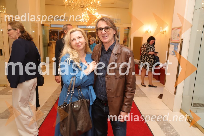  Natalija Popovski;  Aleksandar  Popovski, režiser, umetniški direktor Drame SNG Maribor59. Festival Borštnikovo srečanje, sklepna slovesnost s podelitvijo nagrad