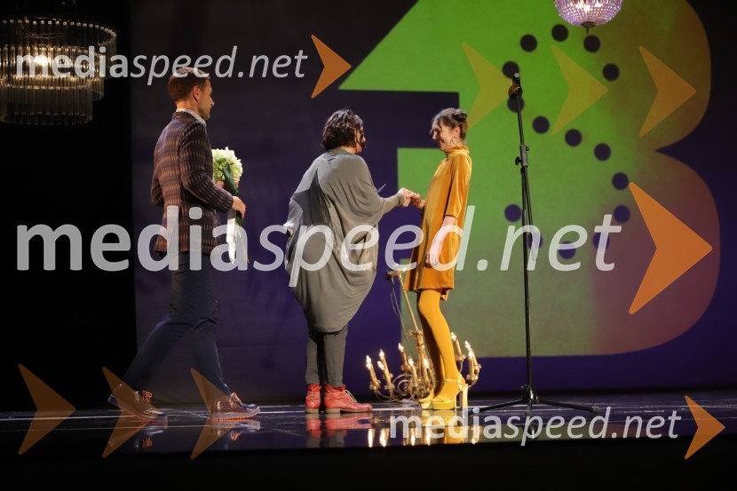  Aleš Novak, umetniški direktor Festival Borštnikovo srečanje;  ... ;  Anja Novak, igralka59. Festival Borštnikovo srečanje, sklepna slovesnost s podelitvijo nagrad