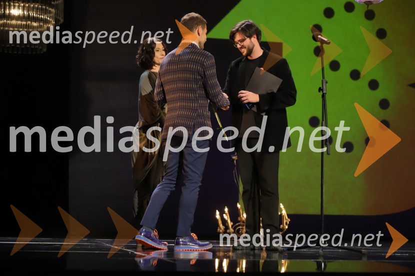  Aleš Novak, umetniški direktor Festival Borštnikovo srečanje;  Jan Krmelj, režiser59. Festival Borštnikovo srečanje, sklepna slovesnost s podelitvijo nagrad