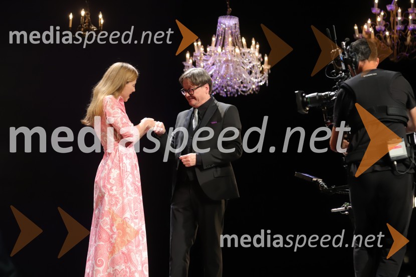  Nataša Matjašec Rošker, igralka;  Branko Šturbej, igralec59. Festival Borštnikovo srečanje, sklepna slovesnost s podelitvijo nagrad