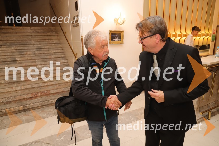  Rade  Bakračevič, predsednik Nadzornega odbora Zveze Srbov Slovenije, fotograf;  Branko Šturbej, igralec59. Festival Borštnikovo srečanje, sklepna slovesnost s podelitvijo nagrad