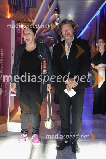  Uršula Cetinski, generalna direktorica, Cankarjev dom;  Renato Zanella, umetniški direktor ljubljanskega baletaDrugi mednarodni plesni festival Baletne noči, otvoritev