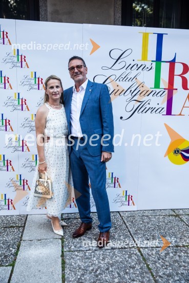  Špela Mlakar Vidrih;  Jože Vidrih, Lions klub Ljubljana IliriaKresna noč 2024