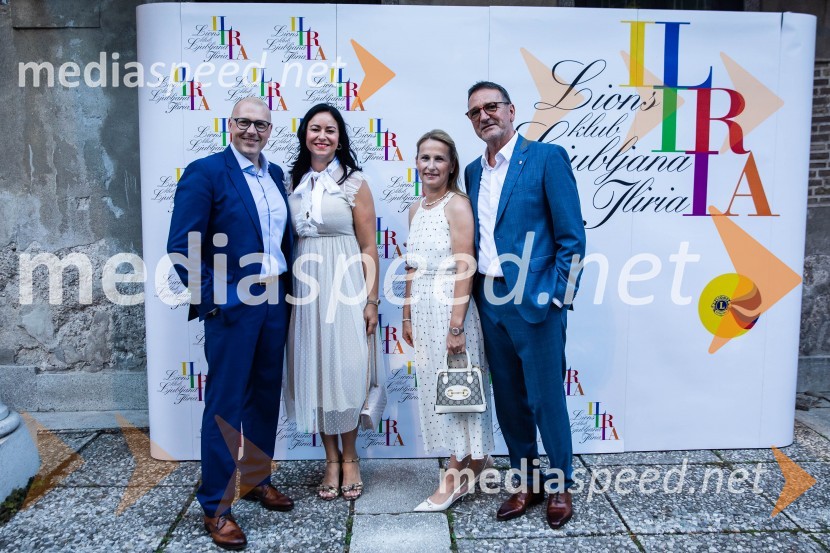  Aljoša Iskra;  Ana Kali Maat;  Špela Mlakar Vidrih;  Jože Vidrih, Lions klub Ljubljana IliriaKresna noč 2024