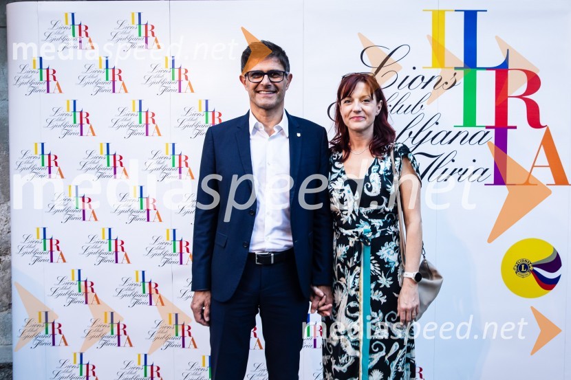  Matjaž Rakovec, župan Mestne občine Kranj;  Urša Manček Rakovec, Login5Kresna noč 2024