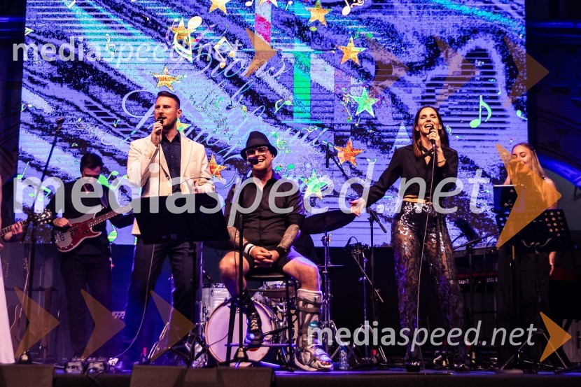  Gregor Ravnik, pevec;  Tomi Meglič, glasbenik, pevec skupine Siddharta;  Lea Sirk, pevkaKresna noč 2024