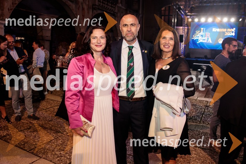 dr. Maruša  Hribar, predsednica, Lions klub Ljubljana Forum;  ... ; mag. Breda Pečovnik, direktorica kongresno komercialne dejavnosti Cankarjev domKresna noč 2024