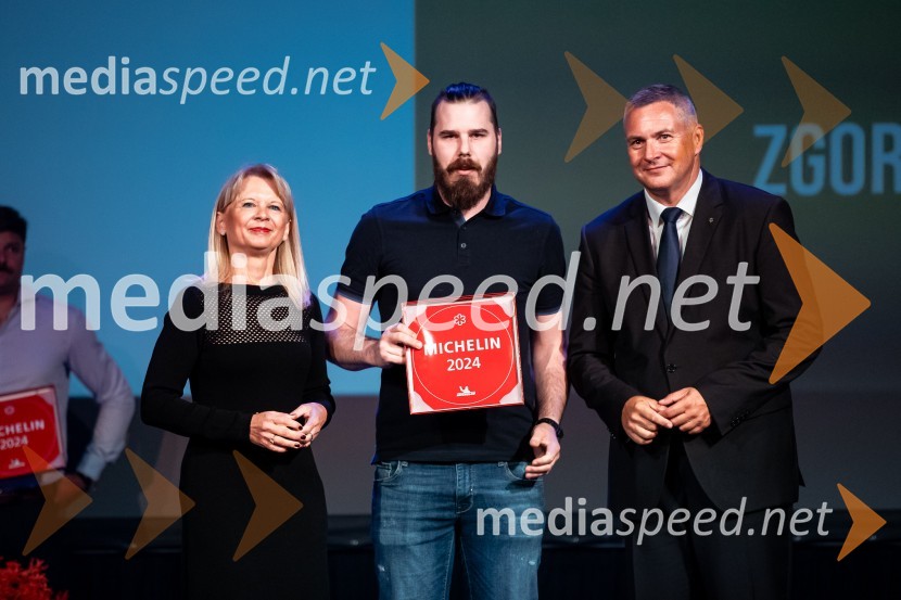 mag. Maja Pak Olaj, direktorica, Slovenska turistična organizacija;  ... ; mag. Dejan  Židan, državni sekretar na Ministrstvu za gospodarstvo, turizem in športRazglasitev izbora Michelin guide Slovenija 2024